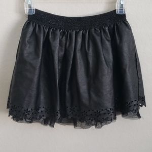Faux Leather Skirt